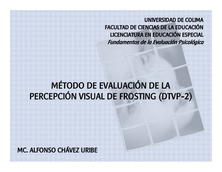 prueba de frostig